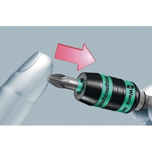 WERA Rapidaptor 1/4'' F 6.3 1/4'' C 6.3 + E 6.3 Portapuntas de Cambio Rápido de 57 mm de Longitud para Destornillador - Product Image 6