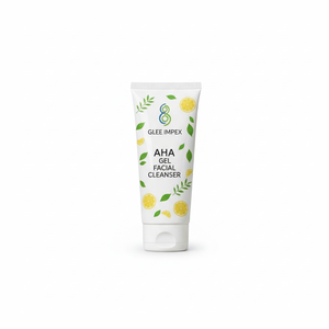 Glee Impex Nettoyant Visage en Gel Végétalien AHA à l'Acide Hyaluronique, Extraits d'Herbes, Exfoliation Douce, Blanchissant, Nettoyage en Profondeur, Pour Tous Types de Peau - Product Image 1