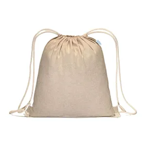 Zaino in Cotone Riciclato Melange, Gadget Sostenibili per Promozioni - Product Image 3