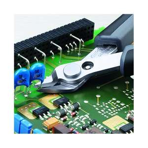 Pince à découper électronique Knipex Super Knips en acier INOX, tête polie, poignées multi-composants ESD - Product Image 2