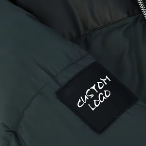 Veste matelassée en cuir PU noir sur mesure OEM, veste d'hiver chaude, veste en duvet épaisse, qualité supérieure sur mesure 2026 - Product Image 4