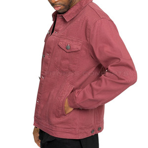 Venta al por mayor de chaqueta vaquera de algodón con logotipo personalizado para hombre transpirable para uso en exteriores en la colocación frontal del logotipo de invierno - Product Image 3
