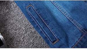 OEM personalizado de las mujeres chaquetas de mezclilla de gran tamaño de manga larga básico de botón abajo chaqueta de mezclilla con bolsillos Tallas grandes - Product Image 4