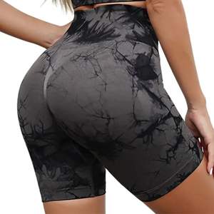 Shorts de sport pour femmes, yoga, entraînement, haute qualité, taille élastique, tissu en spandex/polyester, prix de gros - Product Image 2