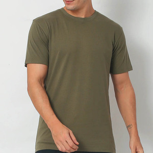T-shirts Vert Olive Tri-Blend 2026 – Vente en Gros Fabricant – T-shirts Personnalisés en Coton Bio Premium à Manches Courtes pour l'Été - Product Image 2