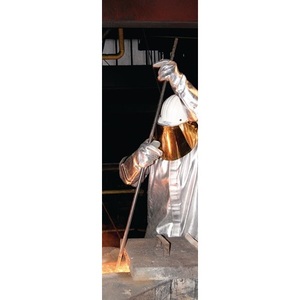ถุงมือกันความร้อน Fauster 12 ผ้า HT ธรรมชาติพร้อมฉนวนพิเศษ EN 388 & EN 407 PPE หมวดหมู่ III JUTEC - Product Image 3