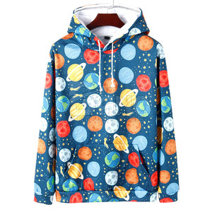 Sudadera con capucha de invierno para hombre, manga larga, cremallera, sublimación sólida, cuello con capucha, forro liso, teñido, algodón/poliéster, secado rápido - Product Image 1