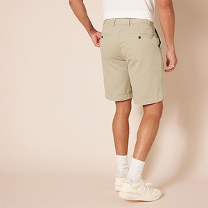 <b>Men's</b> Classic <b>Shorts</b> with Pockets Casual <b>Waist</b> Pants Garment Dyed for Summer - Product Image 2