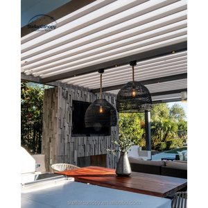 Personalizado Bioclimatik Pérgola impermeable al aire libre retráctil Louvre Motorizzata10 X 12 Pérgola - Product Image 5