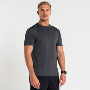 T-shirts personnalisés pour hommes, coupe ajustée, 100% coton mercerisé, respirants, anti-boulochage, manches courtes avec logo personnalisé - Product Image 1