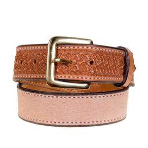 Ceinture robuste pleine fleur occidentale pour hommes de qualité supérieure unisexe mode décontractée conceptions de perles personnalisées luxe prêt à être expédié peau de vache unisexe - Product Image 5