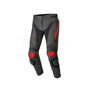 Pantalones de Motocicleta Deportivos de Cuero, Diseño Personalizado 2024, Transpirables, Impermeables, Resistentes al Viento, Talla Grande, Ligeros, con Bolsillos con Cremallera - Product Image 2