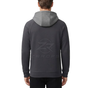 Sweat-shirts classiques à fermeture éclair pour hommes, fermeture éclair intégrale, capuche réglable, coupe décontractée confortable, tissu doux, élégant, pour tous les jours, 100% coton, hiver - Product Image 2
