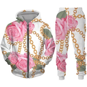 <b>Men's</b> Winter Plus Size Custom Logo Gym Fitness Jogger Set New Style Streetwear <b>Bandana</b> Print Sweatpants for Training and Sports - Product Image 2