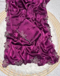 Sari de gasa elegante indio glamuroso de alta demanda último más de moda para fiesta boda ropa nupcial para mujeres más vendidas - Product Image 3