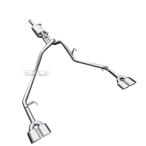 Tuyau d'échappement sportif personnalisé, système d'échappement Catback en acier inoxydable pour Toyota Tundra 2016-2021, silencieux de performance - Product Image 1