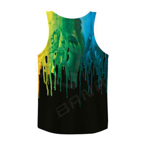 Camiseta sin mangas transpirable de secado rápido para hombre, ropa informal de entrenamiento y fitness de talla grande, buena venta, fabricación OEM - Product Image 2