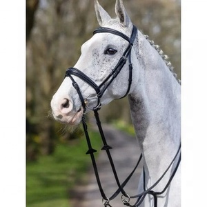 Brida de cuero negro cómoda y personalizada al por mayor, brida de Carreras de Caballos duradera, el mejor precio para montar - Product Image 4