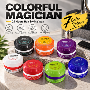 <b>Men</b> <b>Hair</b> Styling <b>Wax</b> 150ml Strong Hold 24H Texture Control Natural Shine Easy Restyling <b>for</b> Barber Salon Wholesale Supply - Product Image 5