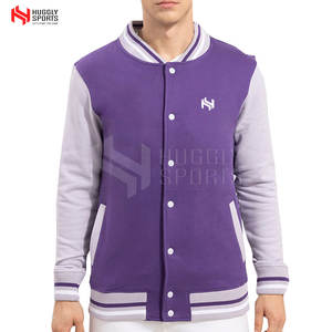 Venta caliente por encargo 100% algodón hombres Letterman chaqueta Stand Collar con logotipo personalizado precio razonable abrigo de invierno - Product Image 1