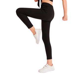 Women's Plus Size <b>Knitted</b> Breathable Eco-Friendly <b>Leggings</b> Yoga Wear Wholesale Bulk Supply - Product Image 4