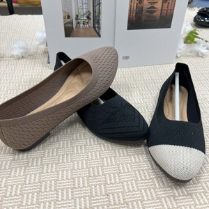 أحذية مسطحة غير رسمية للنساء ، أحذية مكتب قماشية مرنة ، أحذية باليه مريحة قابلة للتخصيص للنساء والسيدات بالجملة - Product Image 6