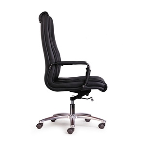 Paula 01 HOGVP007 Chaise de Direction Ergonomique en Cuir Premium avec Base Pivotante et Hauteur Réglable, Style Contemporain pour Ateliers et Écoles - Product Image 2