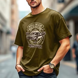 Camiseta Vintage con Logotipo Personalizado, Lavada al Ácido, DTG DTF, para Hombre, Algodón Grueso, Talla Grande, 100% Algodón - Product Image 2