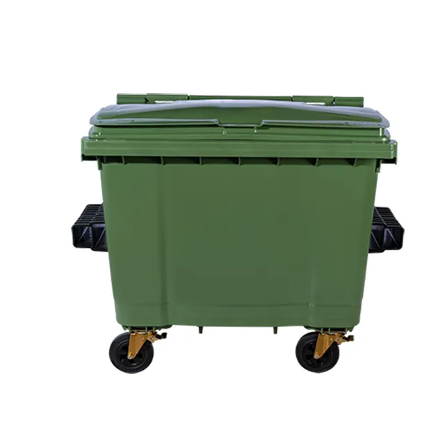 Keiti ottokorea 660 L tự động tải Bộ sưu tập container với thực tiễn các loại khác nhau của Wheelie nhựa chất thải bin