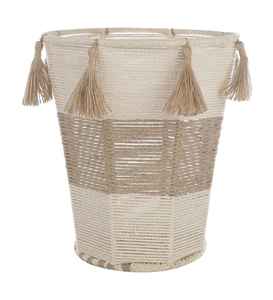 Fabuleux Looks macramé panier de rangement balcon pépinière chambre salon décoration accessoires ménagers les plus tendances - Product Image 3