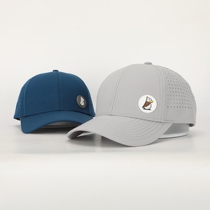 6 Panneau Broderie Logo Gorra De Beisbol Perforé Laser Coupe Trou Foré Baseball Chapeau Imperméable Sport Cap Trucker Hat - Product Image 1