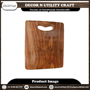 <b>Butterfly</b> Shaped Wooden Chopping Board Natural Wood Grain Design Handmade Cutting Block - Product Image 3