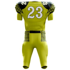 Hot Selling Customized Logo <b>Light</b> Weight American <b>Football</b> Uniform 100% Polyester Material Sports Wear American <b>Football</b> Uniform - Product Image 3