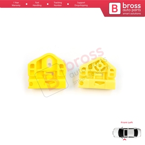 BWR5614 Window Regulator Repair <b>Clips</b> A+B Front Left for Kangoo MK2 FW KW 2007-2021 Citan W415 807212230R - Product Image 2