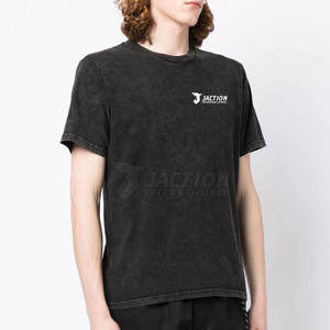 Camiseta estampada de corte holgado hecha en Pakistán para hombre, camisetas de lavado ácido, Diseña tus propias camisetas transpirables de lavado ácido para hombre - Product Image 3