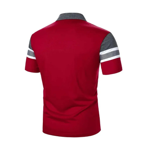 Crew, Fitness T-shirts pour hommes Polo Logo brodé personnalisé coupe régulière 100% coton hommes Polo dernière conception vêtements d'été courts - Product Image 4