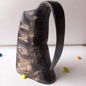 แก้วมัคแบบ Tankard รูปควายธรรมชาติเป็นมิตรต่อสิ่งแวดล้อมทำด้วยมือโบราณโบราณแบบชนบทของขวัญสำหรับนักธุรกิจ - Product Image 3