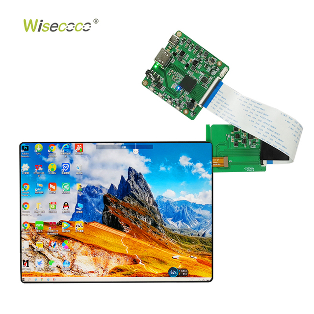 Wisecoco 8 Inch 2K QHD Oled Screen Ultra-Thin MIPI 2480*1860 60Hz E-Paper OLED Modules Amoled Display for Automotive Tablet