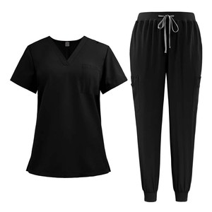 2026 unisexe médical gommages meilleur pas cher en gros hôpital uniformes hommes infirmière Salon de beauté et clinique médecin tenue en Spandex - Product Image 6