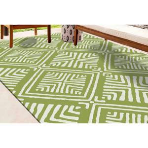 Tapis Bohème Vert : Tapis Décoratif Doux Imprimé en 3D, Tapis Doux Non Tissé - Product Image 3