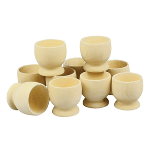 ที่ใส่ไข่ทำจากไม้ขัดเงาหรูหราที่ใส่ไข่ต้มถ้วยสำหรับบ้านห้องครัว - Product Image 2