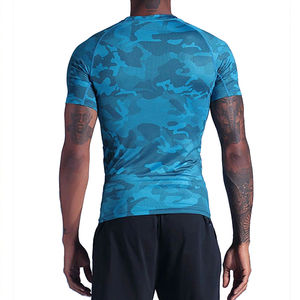 Séchage rapide Sports Gym T-Shirt Active Wear Respirant Hommes T-shirts En Gros À Manches Courtes Gym T-shirts Séchage Rapide Personnalisé - Product Image 3