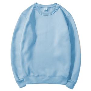 Sweat à capuche de sport décontracté pour femmes impression personnalisée 320g coton hommes 100% laine mérinos pull pull tricoté col rond - Product Image 6
