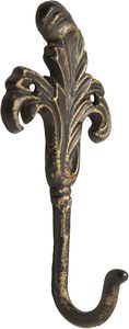 Ganchos individuales de diseño de hierro fundido (flor de iris) montado en la pared para decoración del hogar y uso de ropa - Product Image 4
