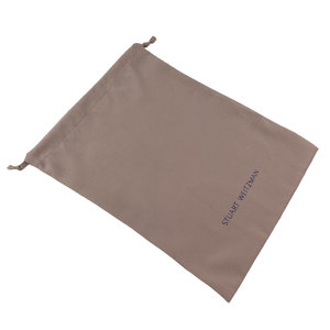 Bolsa de maquillaje y cosméticos de material de algodón rosa claro con logotipo personalizado de poliéster con cremallera - Product Image 2