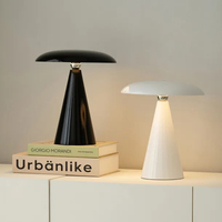Lampe de table champignon moderne Lampe de bureau design minimaliste pour salon chambre hôtel avec couleur personnalisée