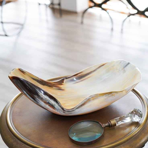 Cuencos de Cuerno Auténtico Personalizados de Alta Calidad, Cuchara de Comedor Hecha a Mano, Técnica de Pulido, Artesanía Saniya, Ecológico, Clásico - Product Image 1