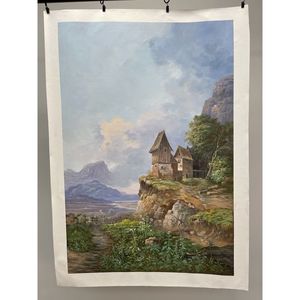 Dipinti ad olio su tela dipinti a mano 36x24 pollici 100% arte originale - Product Image 1