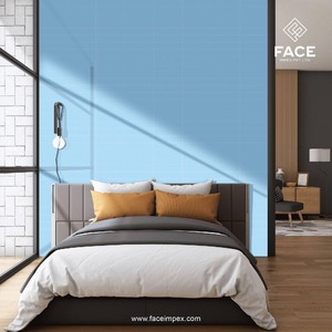 Azulejos de pared de porcelana esmaltada azul Tiffany, calidad Premium para Interior moderno para centro comercial al aire libre, baño, pasillo, Exterior - Product Image 1