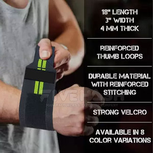 Muñequera Deportiva de Alta Calidad para Levantamiento de Pesas, Correa Ajustable para Muñeca - Product Image 4